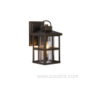 Lantern Style Steel Outdoor Lamp Wall Sconce